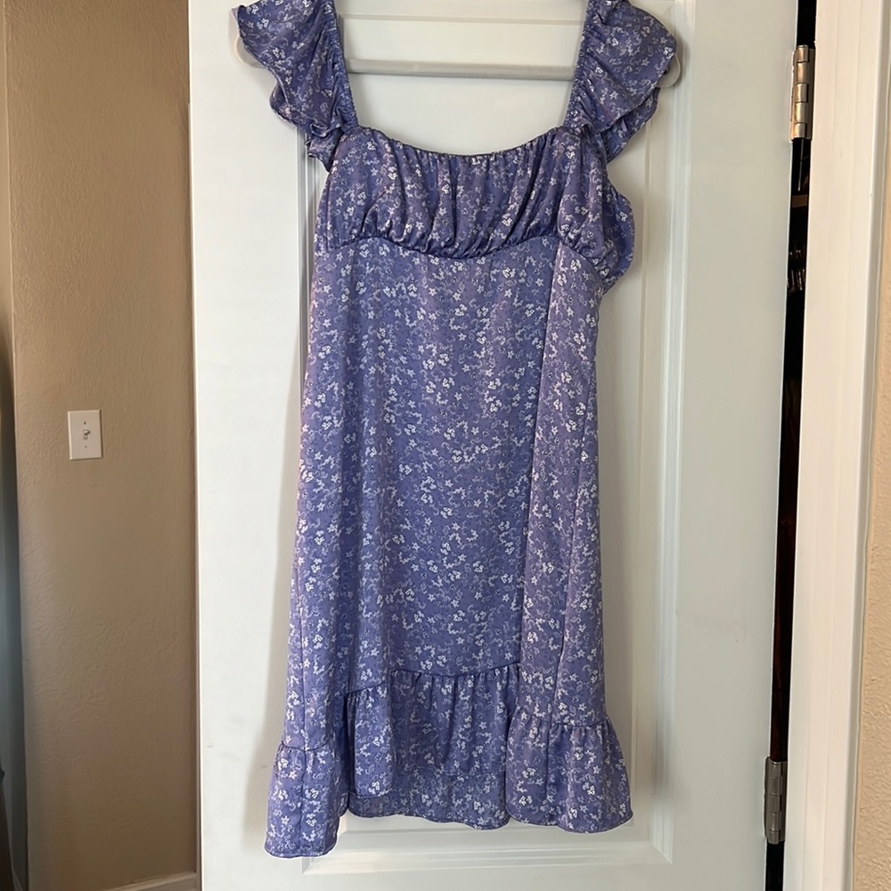 Floral Lavender Zara Dress